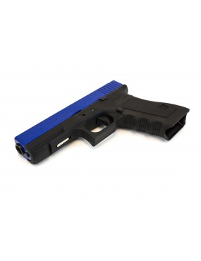 WE EU17 G17 Gen3 Two-Tone Blue Gas Blowback Pistol