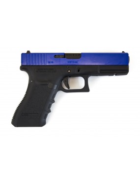 WE EU17 G17 Gen3 Two-Tone Blue Gas Blowback Pistol