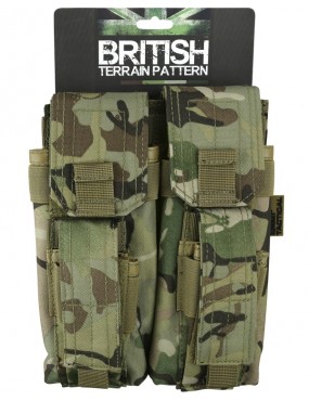 Double Mag Pouch With Pistol Mag