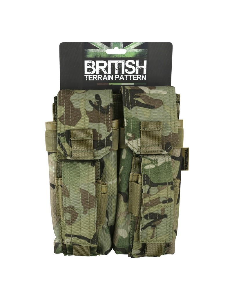 Double Mag Pouch With Pistol Mag