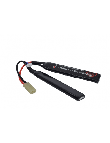 VP Airsoft 7.4V 1300mAh 25C Cranestock LiPo Battery