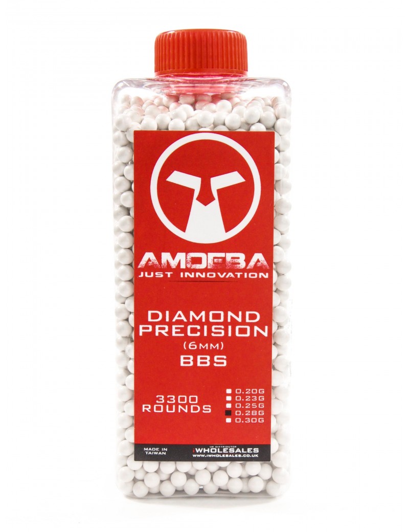 Ares Amoeba Diamond Precision 0.30g BBs 3000 Round Bottle