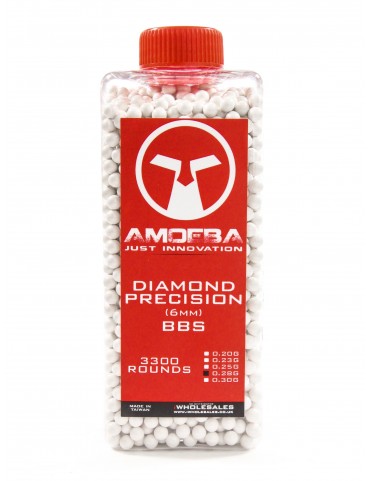 Ares Amoeba Diamond Precision 0.30g BBs 3000 Round Bottle
