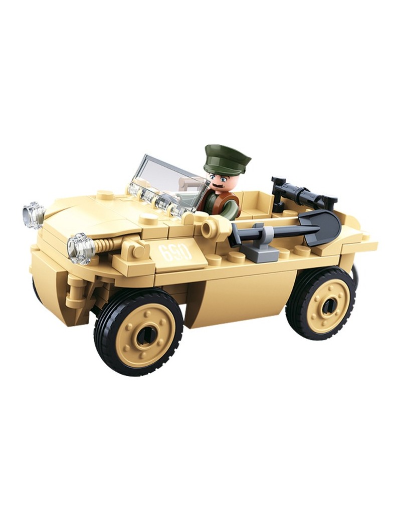 Sluban B0690 WWII German Amphibious Tub Car