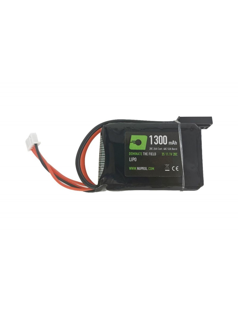 Nuprol Power 11.1v 1300mAh PEQ Lipo Battery