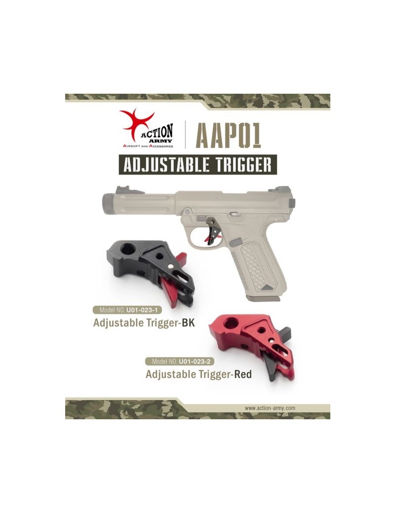 Action Army AAP-01 CNC Upgrade Adjustable Trigger Unit - Black