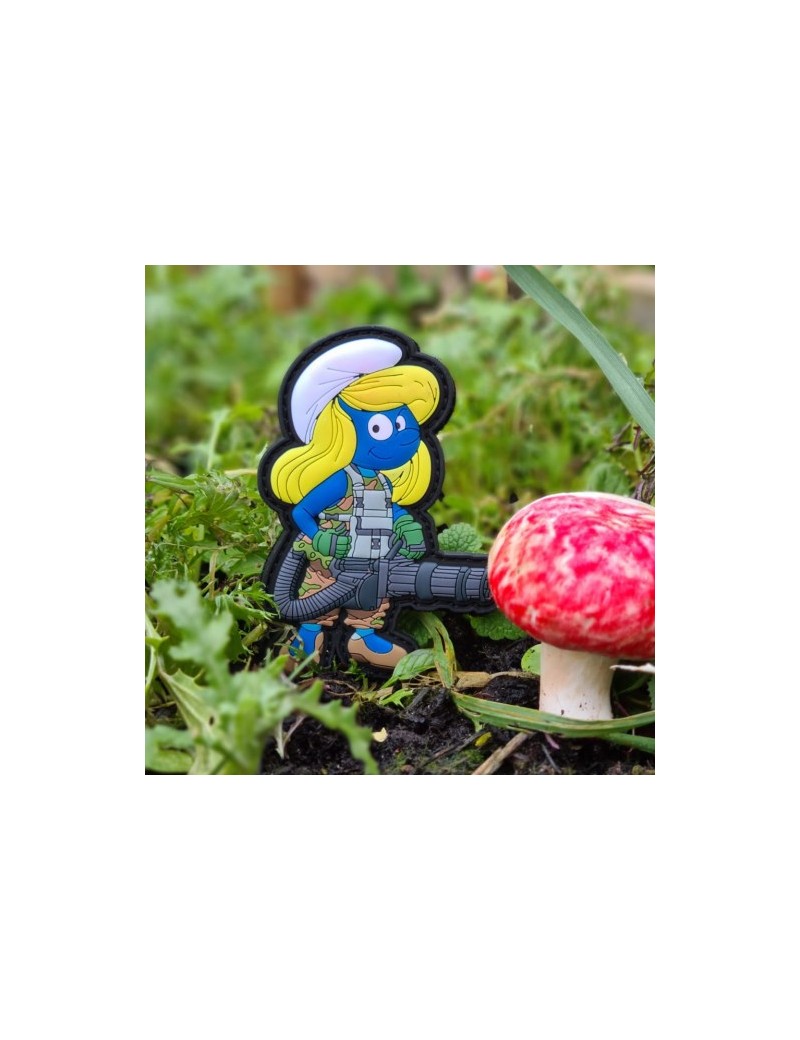 Tactical Smurfette PVC Patch by Titi