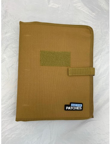 Patch Collector Display Book - Coyote Tan