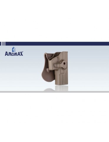 Amomax Paddle Holster For G17/18 Pistols - FDE