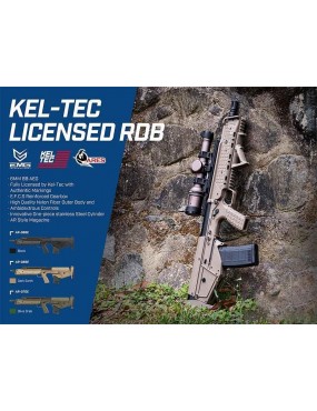 Ares Kel-Tec RDB17 Bullpup Airsoft AEG Rifle by EMG - Black