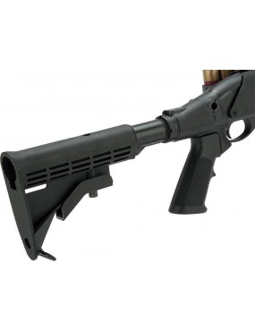 Golden Eagle M870 Gas Pump Action Shotgun M4 Stock
