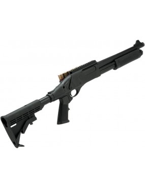 Golden Eagle M870 Gas Pump Action Shotgun M4 Stock