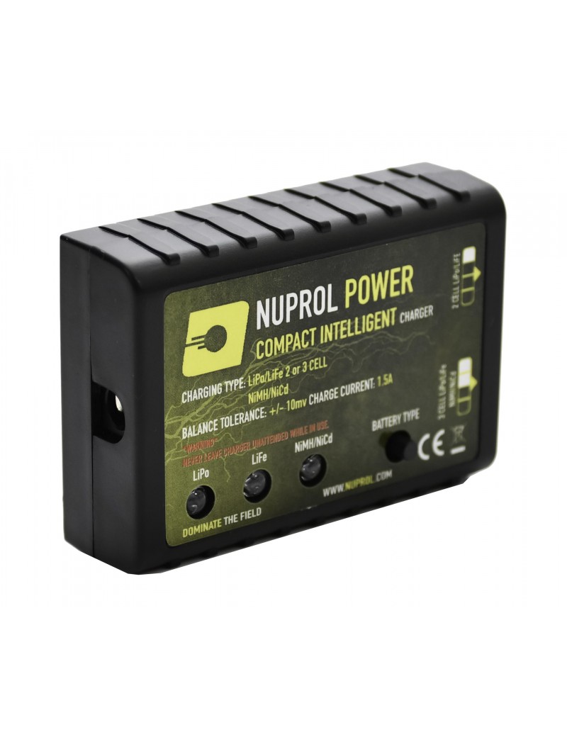Nuprol NPC-02 Intelligent LiPo LiFe NiMh NiCd Compact Charger