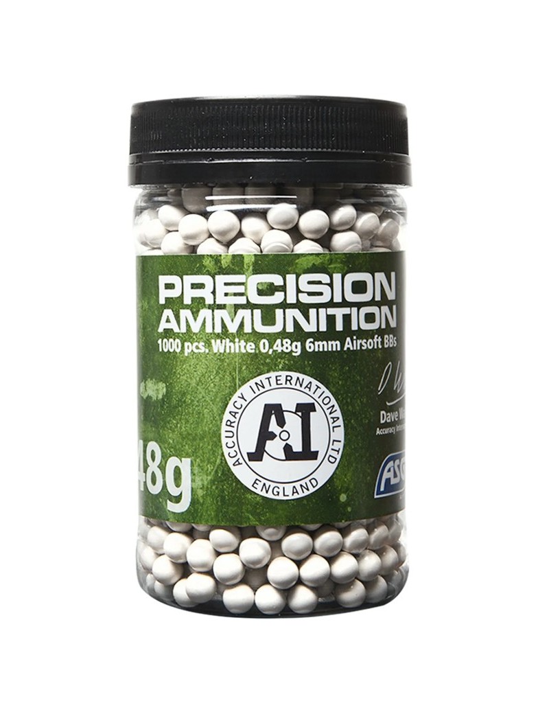 ASG Accuracy International 0.48g Airsoft Sniper BBs x 1000