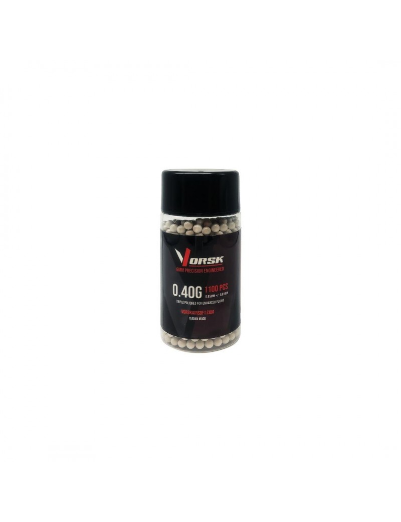 Vorsk 0.40g BIO Airsoft Sniper BBs 1100rnd