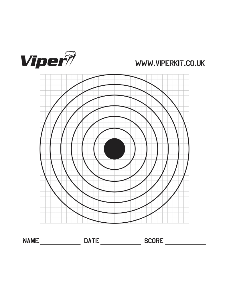 Viper Pro BB Paper Target x 100