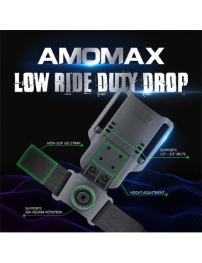Amomax Low Ride Duty Drop Holster Attachment – FDE