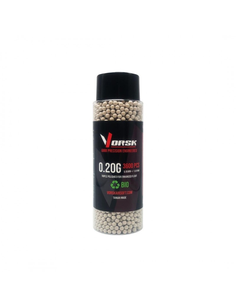 Vorsk 0.20g BIO BBs 3600rnd Bottle