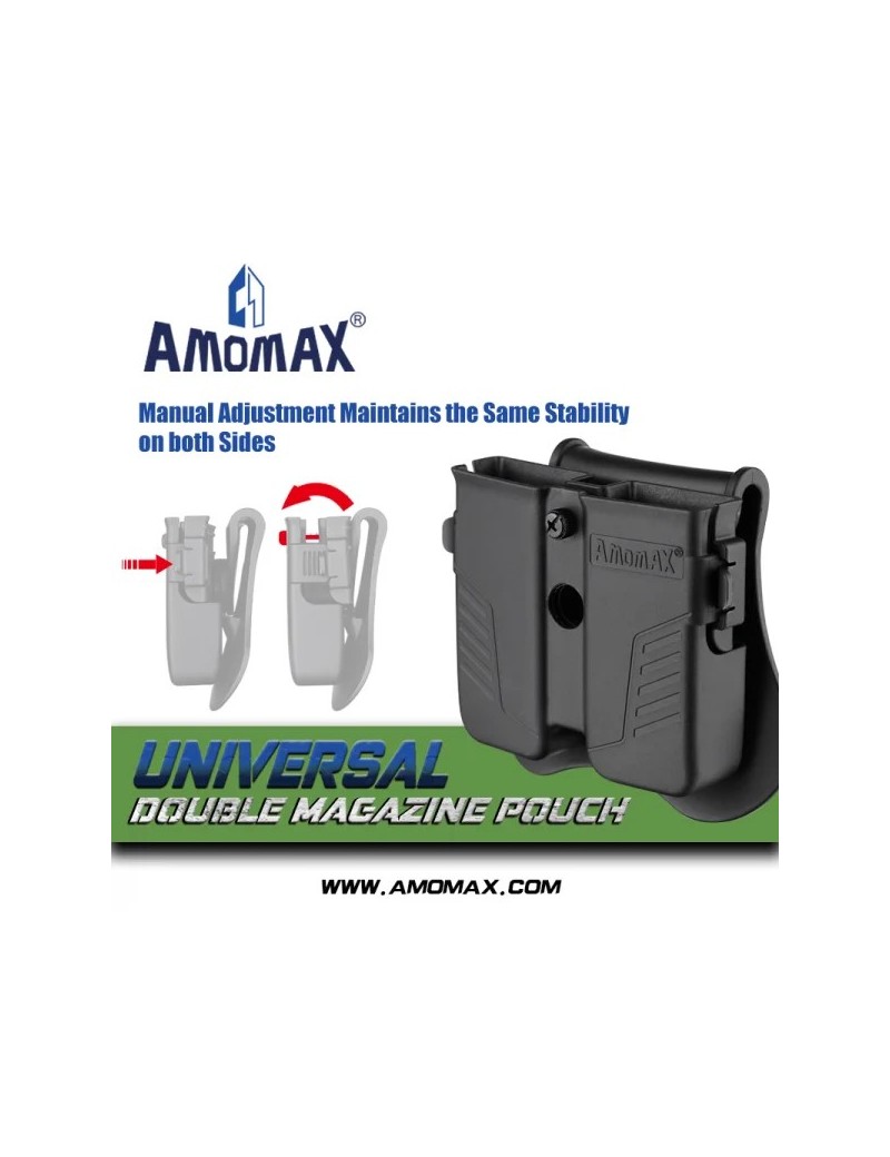 Amomax Universal Double Magazine Pouch