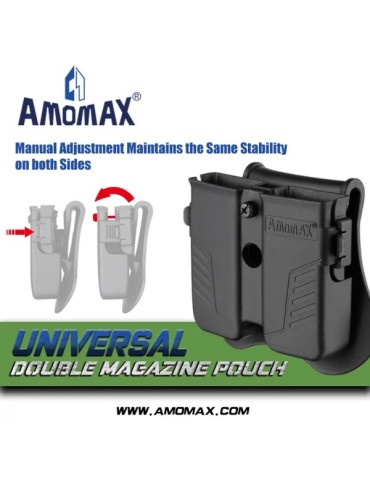 Amomax Universal Double Magazine Pouch