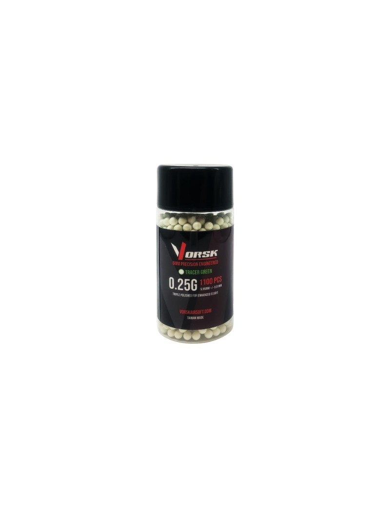 Vorsk Tracer Green 0.25g BBs 1100rnd