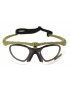 Nuprol Battle Pros - Grey Frame Clear Lens with Optics Insert