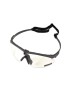 Nuprol Battle Pros - Grey Frame Clear Lens with Optics Insert
