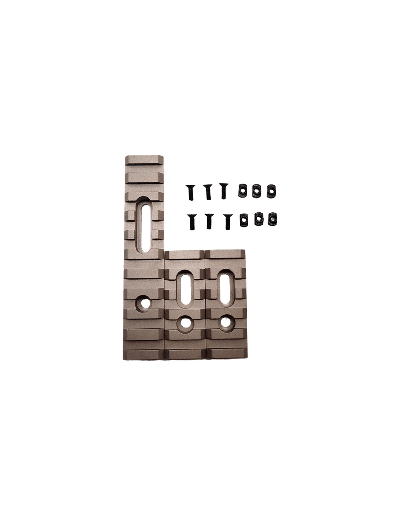 TakTak MOE Metal Rail Set for M-LOK - Coyote Tan