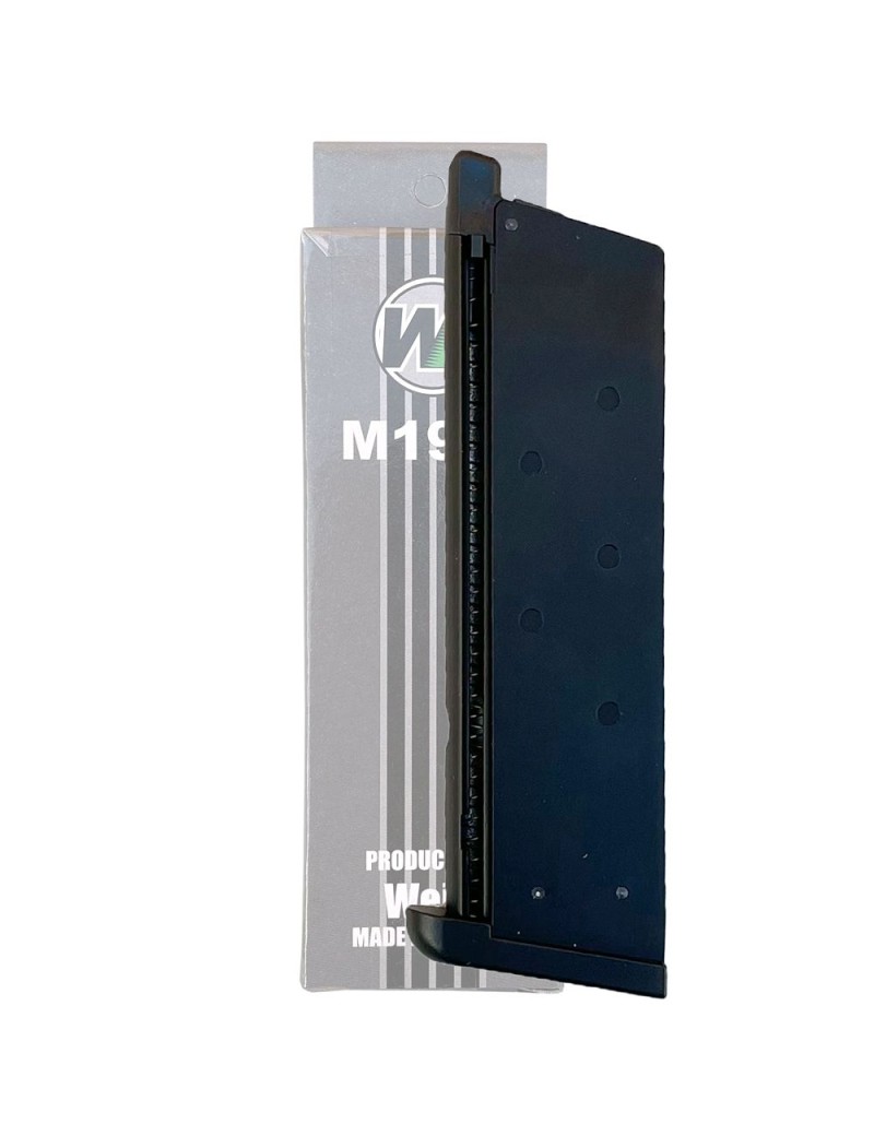 WE 1911 Black 15 Round Magazine With Enlarged Baseplate