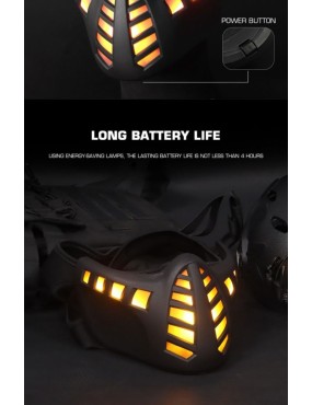 Cyberpunk Lower Face Mask LED Illuminated