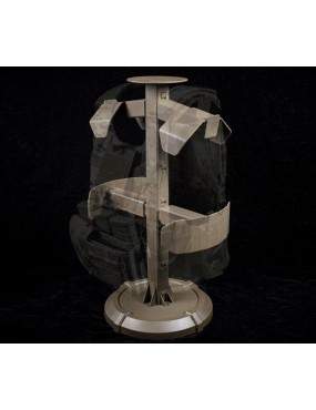 Plate Carrier Body Armour and Helmet Display Stand - Tan