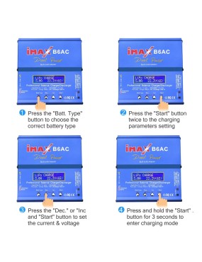 iMax B6AC 80W Balance Charger - Built In AC Power Supply