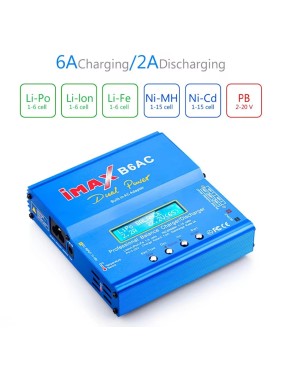 iMax B6AC 80W Balance Charger - Built In AC Power Supply