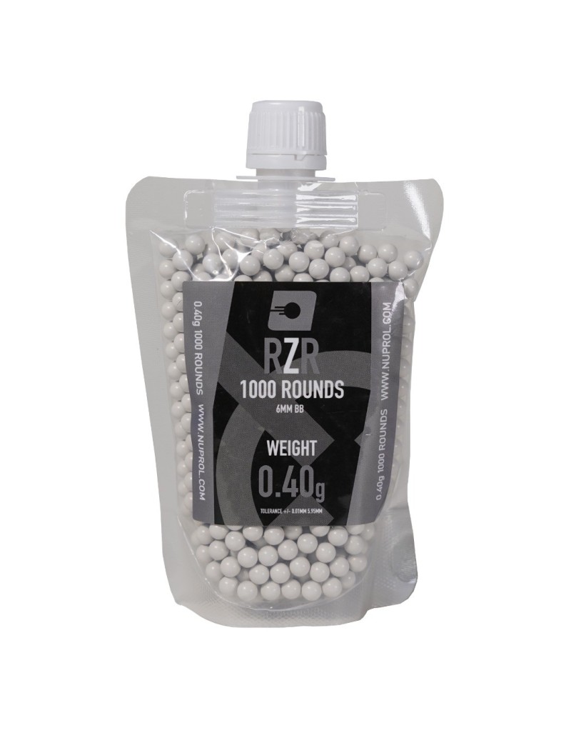 Nuprol RZR 0.40g Airsoft Sniper BBs 1000rnd