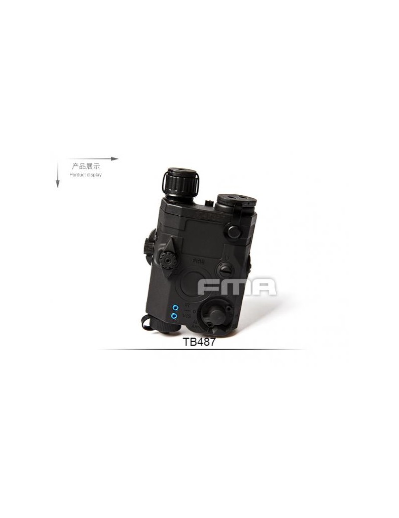 FMA PEQ15 LA-5 Black Battery Box with Red Laser