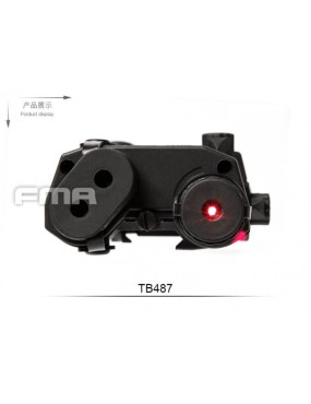 FMA PEQ15 LA-5 Black Battery Box with Red Laser