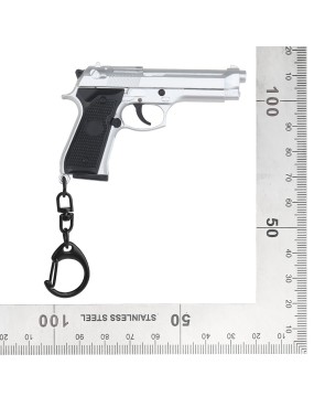 Nuprol M92 Keyring - Silver