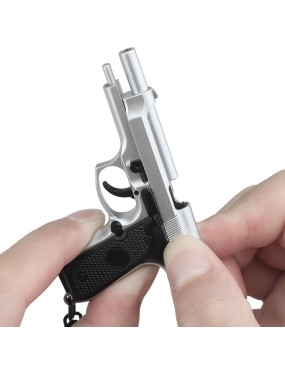 Nuprol M92 Keyring - Silver