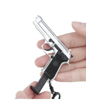 Nuprol M92 Keyring - Silver