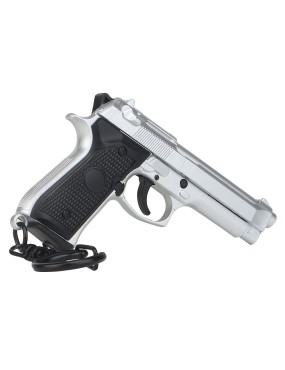 Nuprol M92 Keyring - Silver