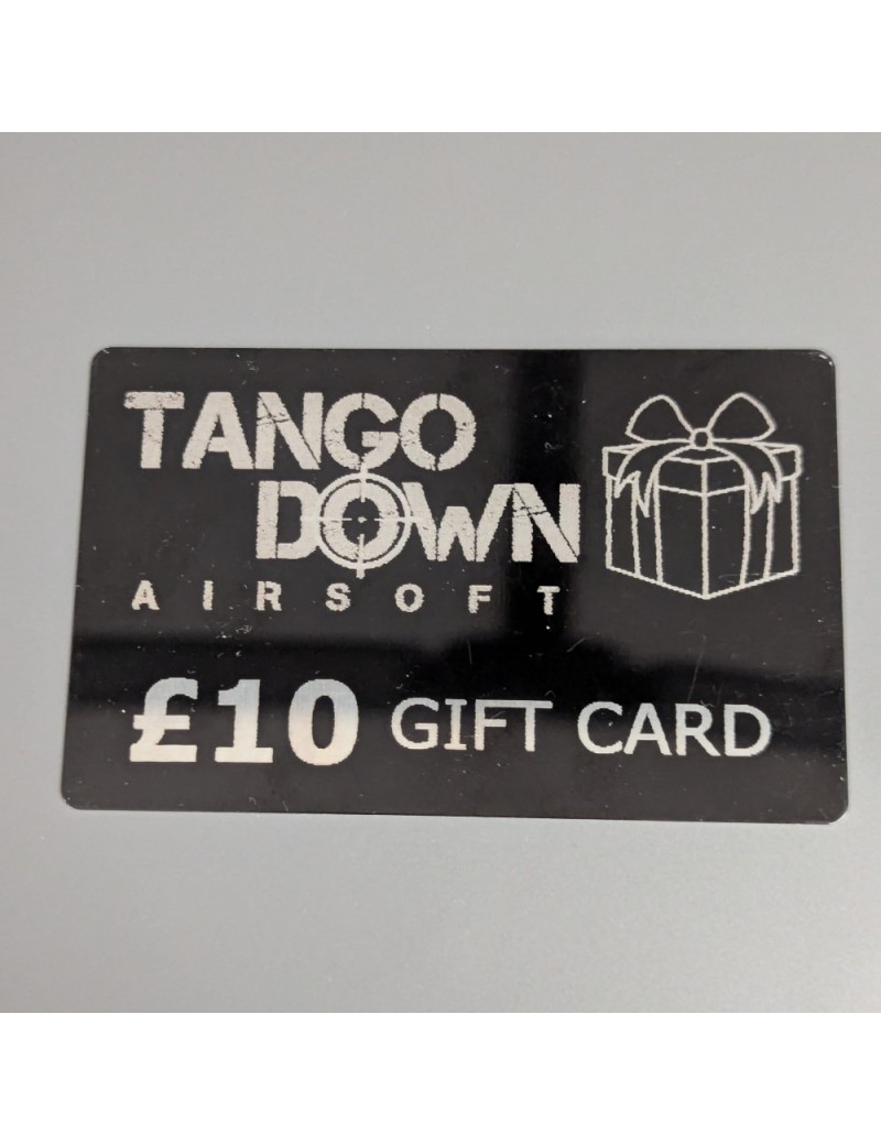 Tango Down Airsoft Gift Card - Laser Engraved