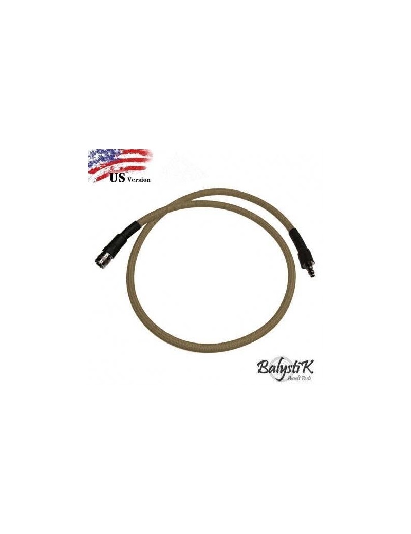 Balystik 8mm Deluxe Braided HPA Line 100cm in Dark Earth