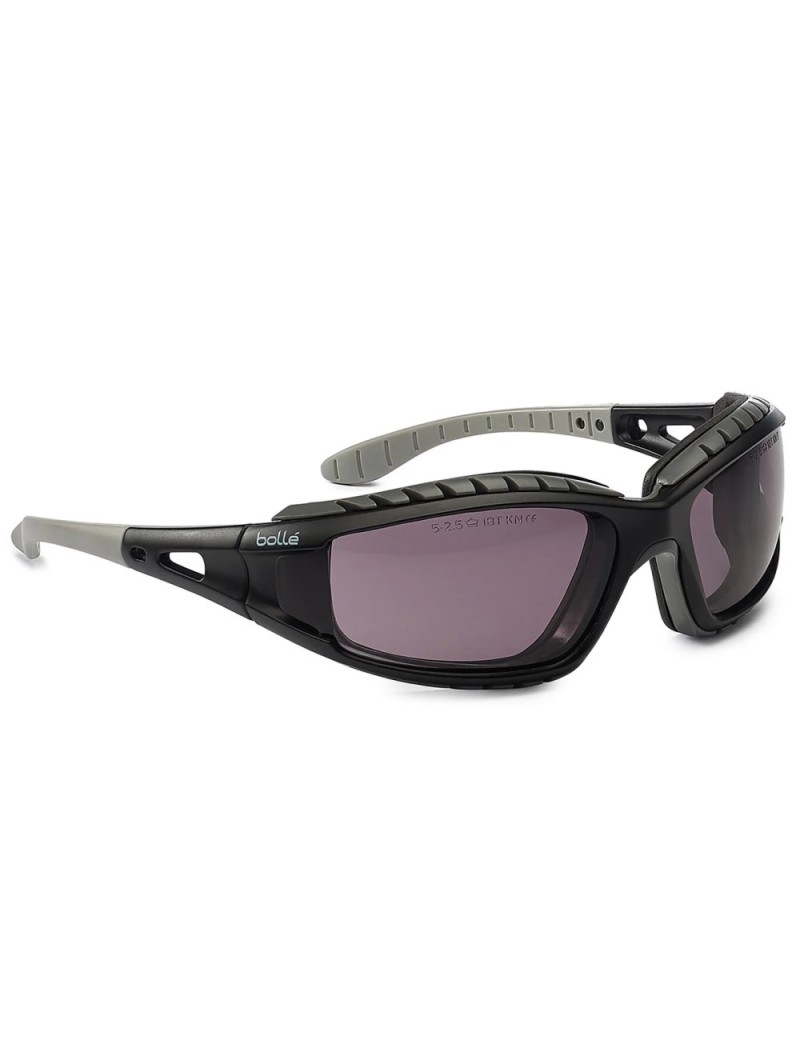 Bollé Safety Tracker Platinum Hybrid Airsoft Glasses - Smoke