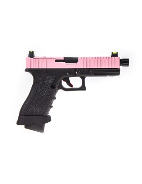 Vorsk EU18 Tactical Two Tone Black/Pink GBB Airsoft Pistol