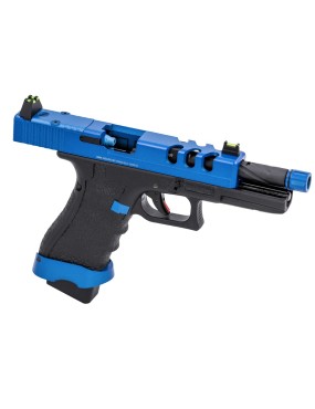 Vorsk EU17 Black with Blue Vented Slide