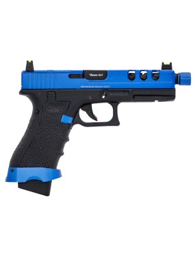 Vorsk EU17 Black with Blue Vented Slide