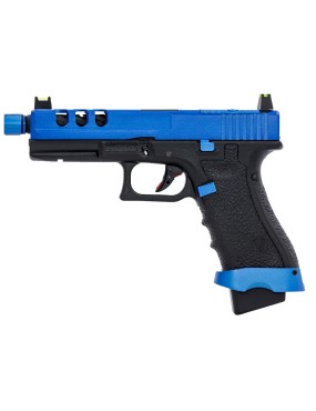 Vorsk EU17 Black with Blue Vented Slide