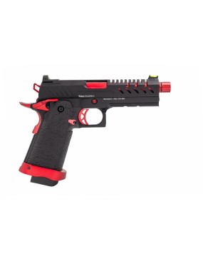 Vorsk Hi-Capa 4.3 Gas Blowback Airsoft Pistol - Red Match
