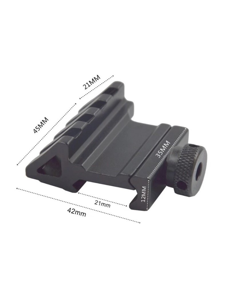 TakTak 45° Degree 4 Slot Offset RIS Rail Mount