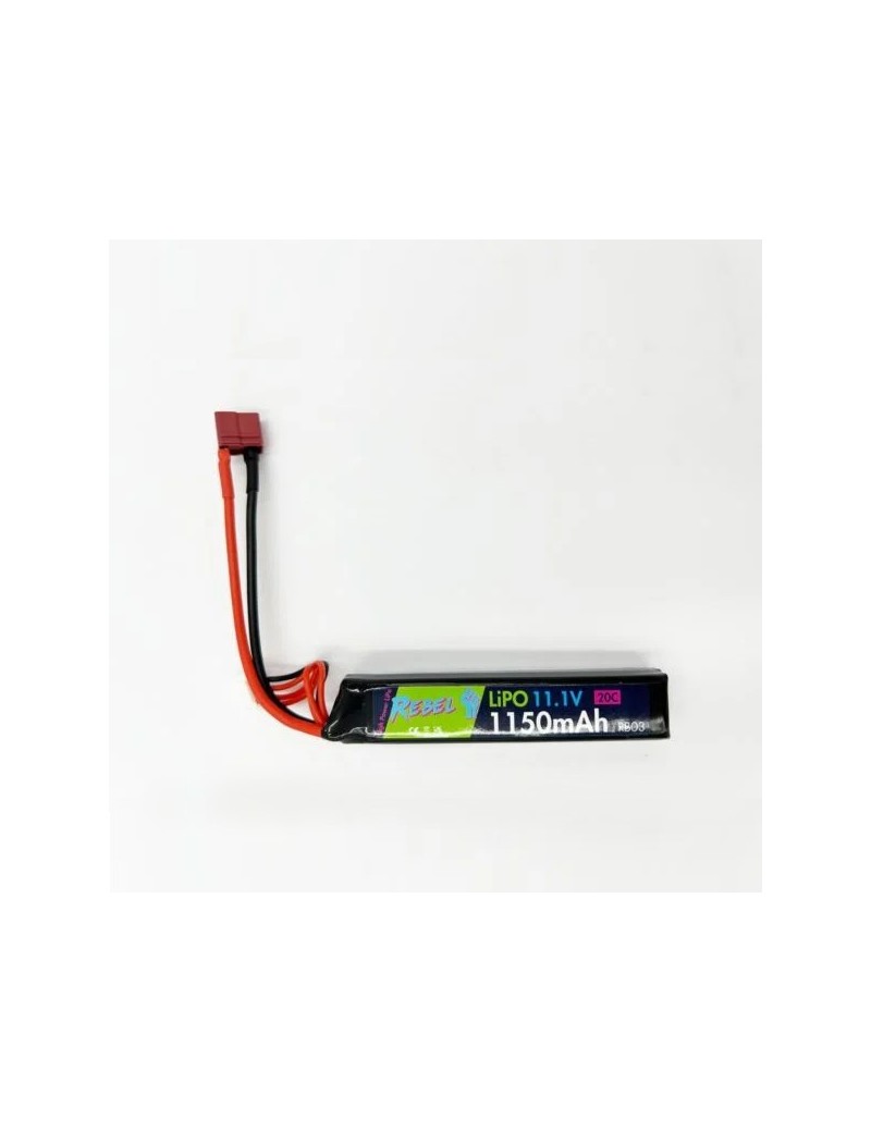 Rebel Precision 11.1v 1150mAh 20C LiPo Deans Stick Battery